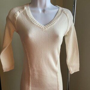 Guess Factory NWT White Women Sweater Dress XS